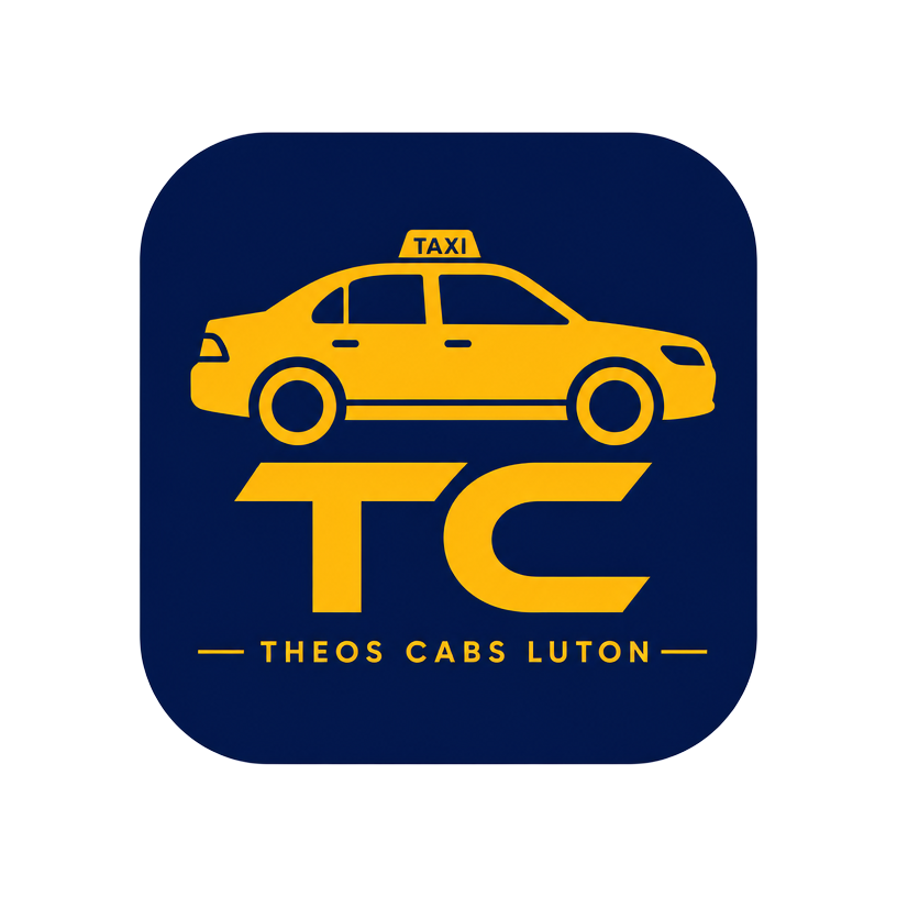 Theos Cabs Luton logo — local taxi service in Luton, partner of National Taxi And Private Hire